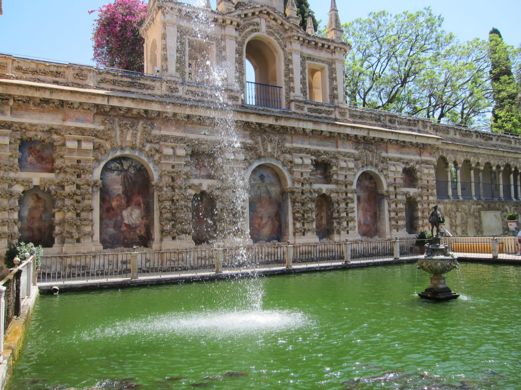 The water gardens of the Alcazar