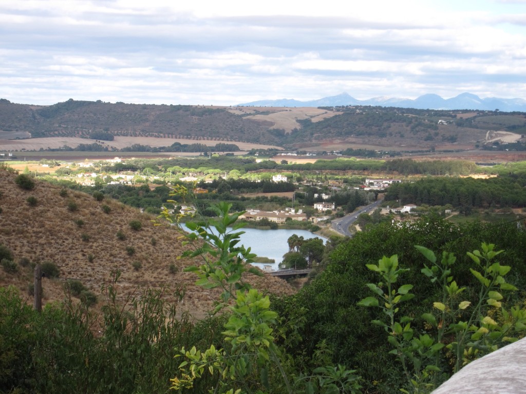 The view of the valley from Arcos de la Frontera