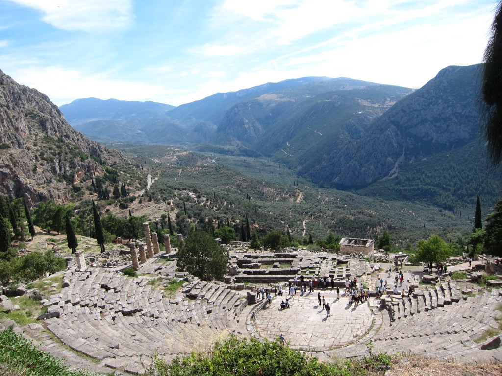 What a view for the 5000 audience members at Delphi!