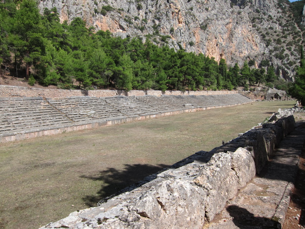 Olympic stadium dating from 585 B.C