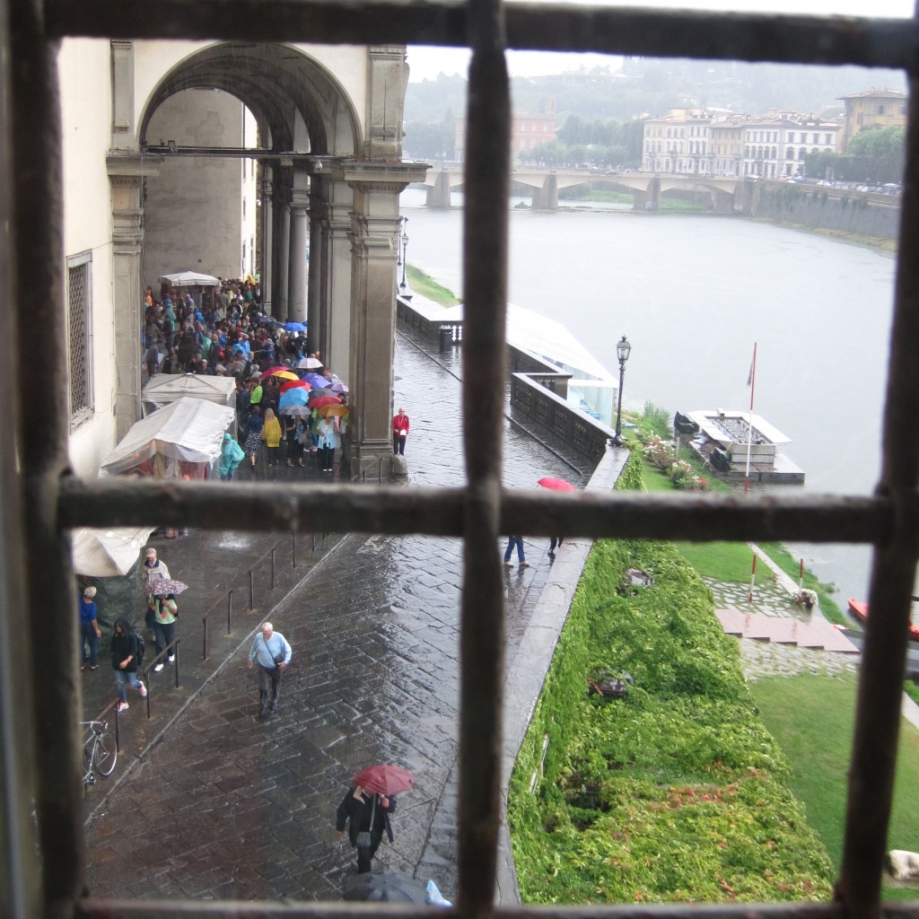 The view from the Vasari corridor