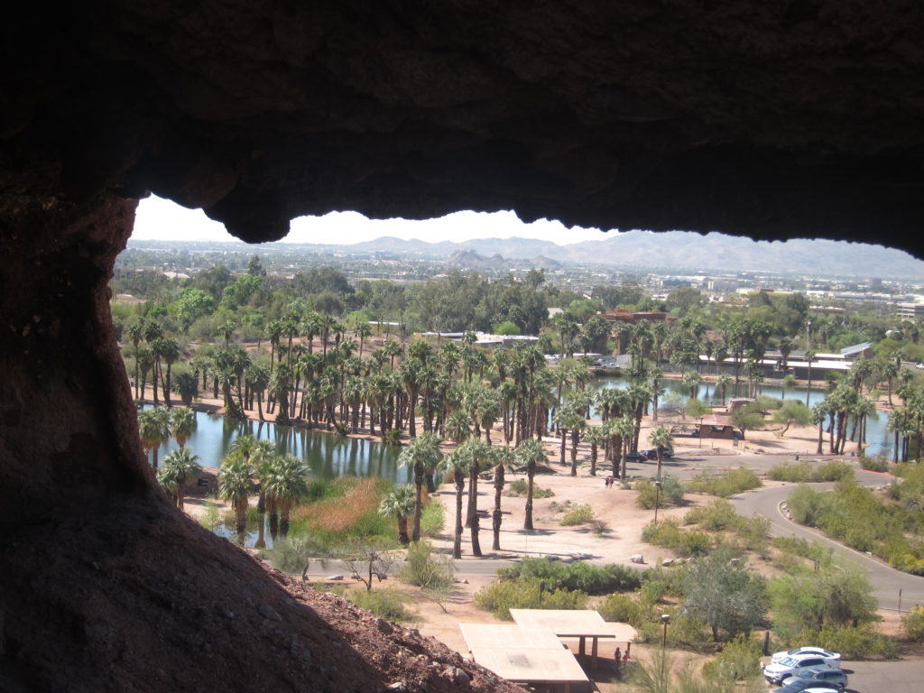 View from "hole in the rock" in Papago Park