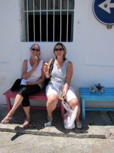 Eating gelato & chillin' in Tarifa