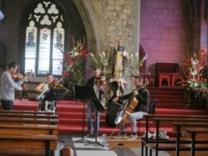 Watching a rehearsal in Kilkenny